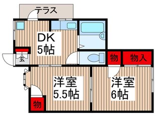 ＹＤＫハイツの物件間取画像